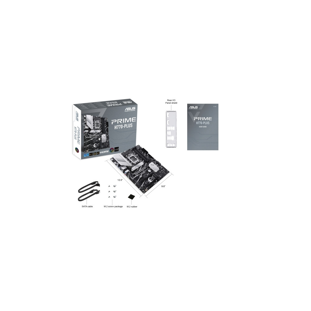 Produktbild för ASUS PRIME H770-PLUS - moderkort - ATX - LGA1700-uttag - H770