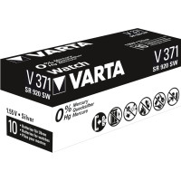 Produktbild för Varta V371, Engangsbatteri, SR69, Sølvoxid (S), 1,55 V, 1 st...