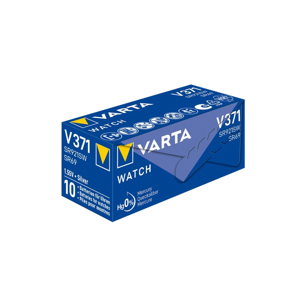 Produktbild för Varta V371, Engangsbatteri, SR69, Sølvoxid (S), 1,55 V, 1 st...