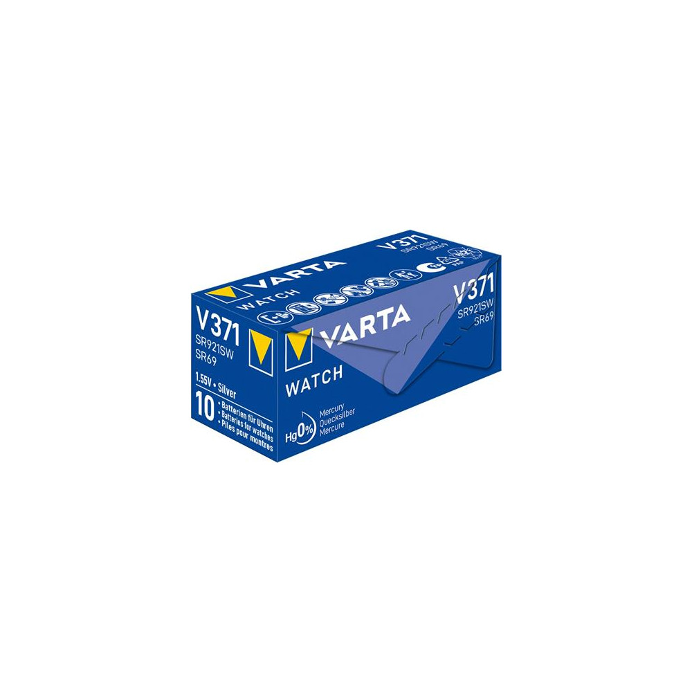 Produktbild för Varta V371, Engangsbatteri, SR69, Sølvoxid (S), 1,55 V, 1 st...
