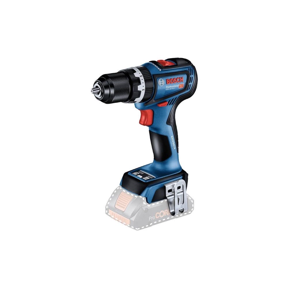 Produktbild för Bosch GSB 18V-90 C Professional - slagborrmaskin/skruvdragare - sladdlös - inget batteri