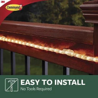 Produktbild för Command Clear Outdoor Light Clips with Foam Strips 17017CLR-...