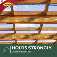 Produktbild för Command Clear Outdoor Light Clips with Foam Strips 17017CLR-...