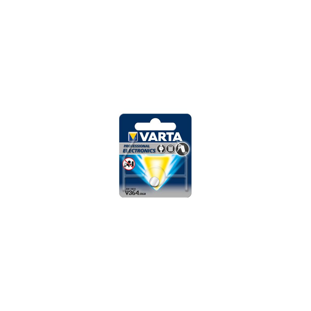 Produktbild för Varta V 364 batteri - silveroxid