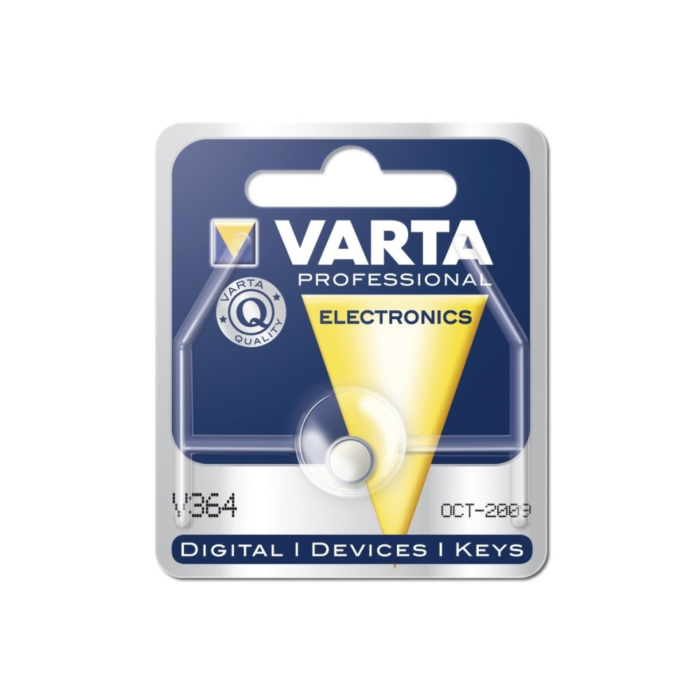 Produktbild för Varta V 364 batteri - silveroxid