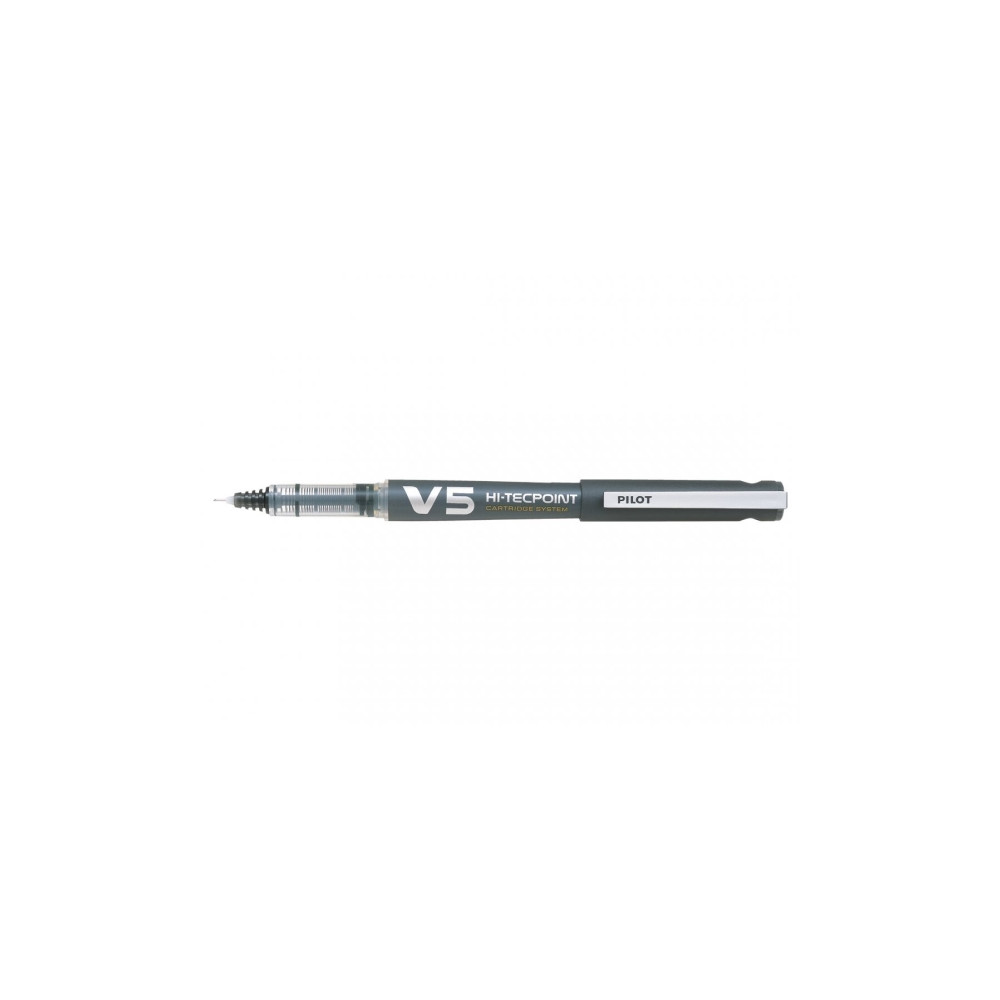 Produktbild för Rullpenna, Pilot Hi-Tecpoint V5, påfyllningsbar, 0,5 mm, sva...