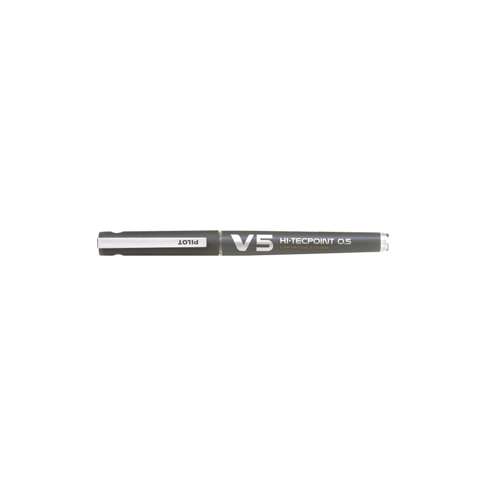 Produktbild för Rullpenna, Pilot Hi-Tecpoint V5, påfyllningsbar, 0,5 mm, sva...