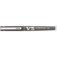 Produktbild för Rullpenna, Pilot Hi-Tecpoint V5, påfyllningsbar, 0,5 mm, sva...