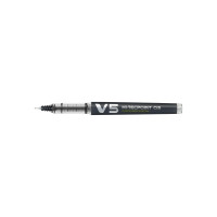 Produktbild för Rullpenna, Pilot Hi-Tecpoint V5, påfyllningsbar, 0,5 mm, sva...