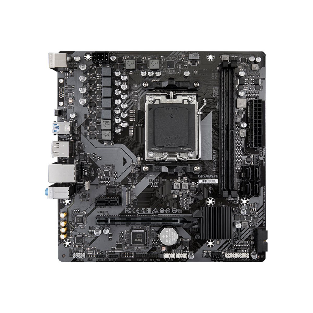 Produktbild för Gigabyte A620M H - moderkort - micro ATX - Socket AM5 - AMD A620