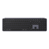 Produktbild för Keychron B6 Pro - tangentbord - Ultra-Tunn - 100% full size - QWERTY - Nordisk - rymdgrå Inmatningsenhet