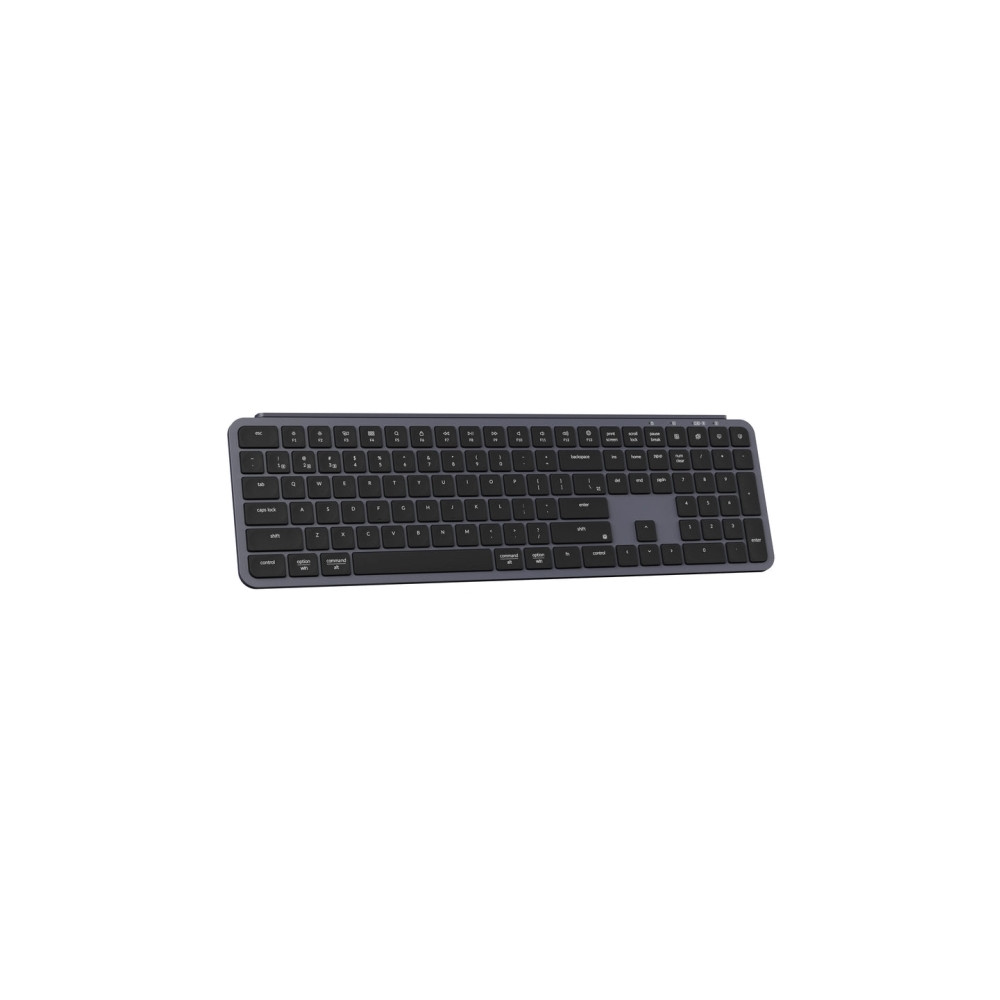 Produktbild för Keychron B6 Pro - tangentbord - Ultra-Tunn - 100% full size - QWERTY - Nordisk - rymdgrå Inmatningsenhet
