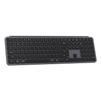 Produktbild för Keychron B6 Pro - tangentbord - Ultra-Tunn - 100% full size - QWERTY - Nordisk - rymdgrå Inmatningsenhet