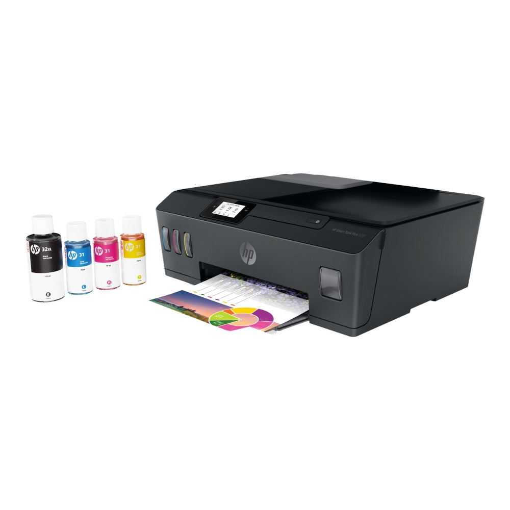 Produktbild för HP Smart Tank Plus 570 Wireless All-in-One - multifunktionsskrivare - färg