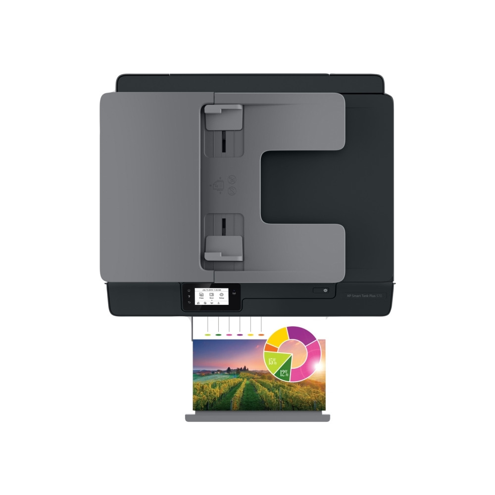 Produktbild för HP Smart Tank Plus 570 Wireless All-in-One - multifunktionsskrivare - färg