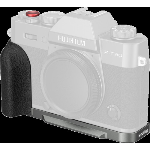 SMALLRIG SmallRig 5665 L-Shaped Mount Plate w Silicone Handle for FUJIFILM X-T30 / T30 II / T30 III Charcoal