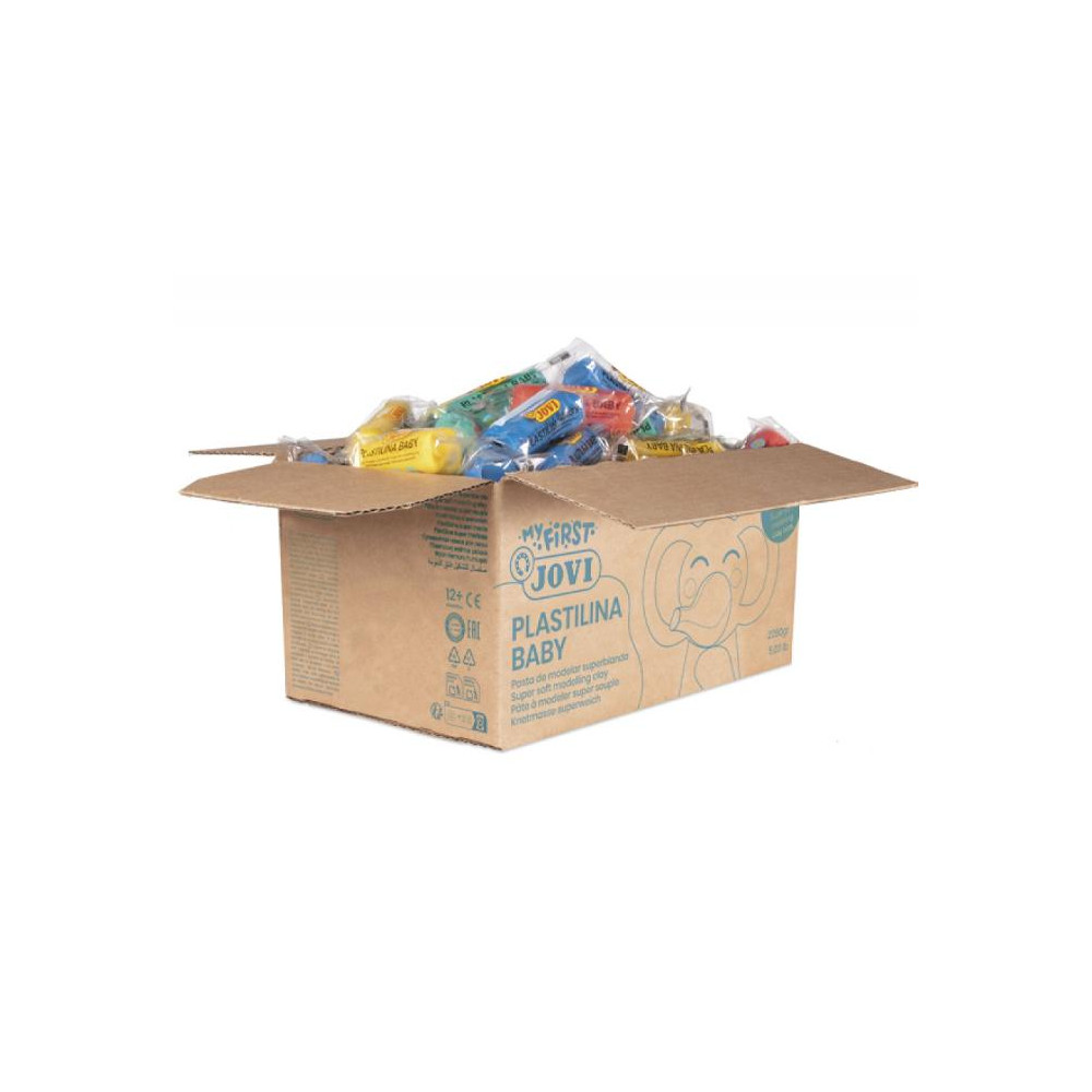 Produktbild för Modellera PLASTILINA Baby skolbox 60x38