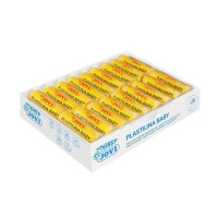 Produktbild för Modellera PLASTILINA Baby 18x38g gul