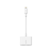Produktbild för Belkin Lightning Audio + Charge RockStar - ljud-/laddningskabel - Lightning / ljud - 11.5 cm