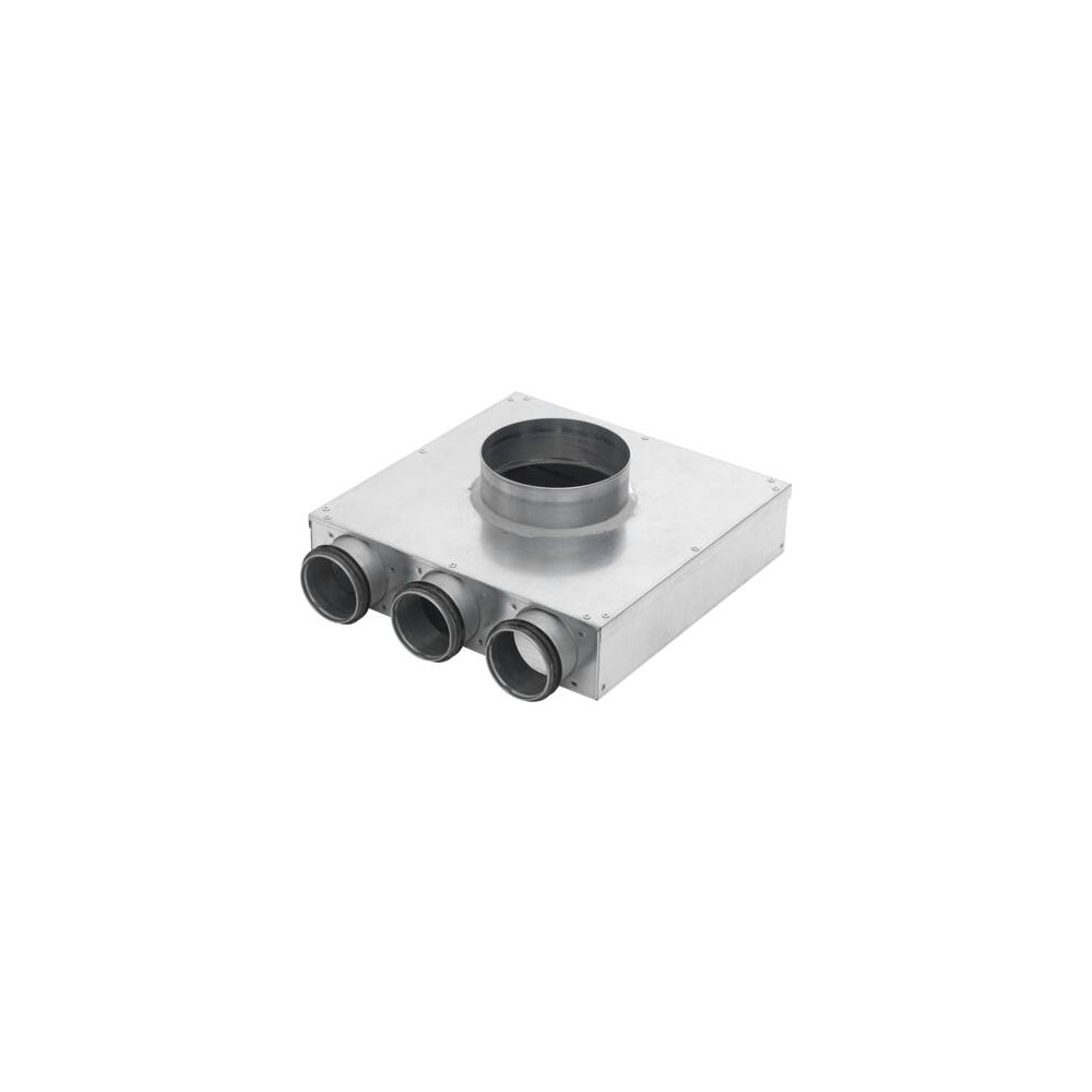 Produktbild för LINDAB InDomo ventilationsbox PVCU 100 för ventil ø100 med 1...