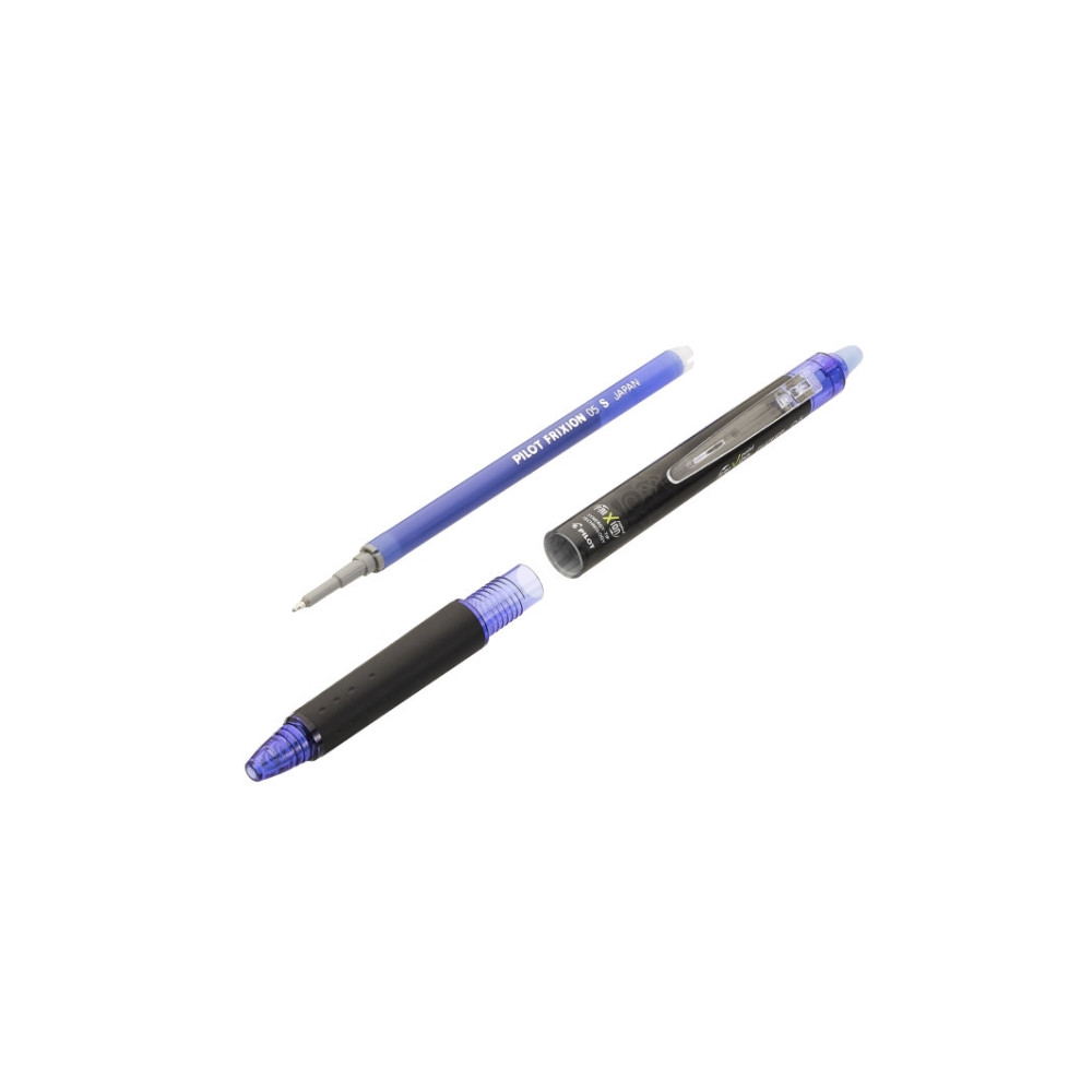 Produktbild för Rullpen Pilot FriXion Point påfyllningsbar 0,5 mm svart – 12...