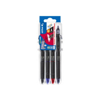 Produktbild för Rullpen Pilot FriXion Point påfyllningsbar 0,5 mm svart – 12...