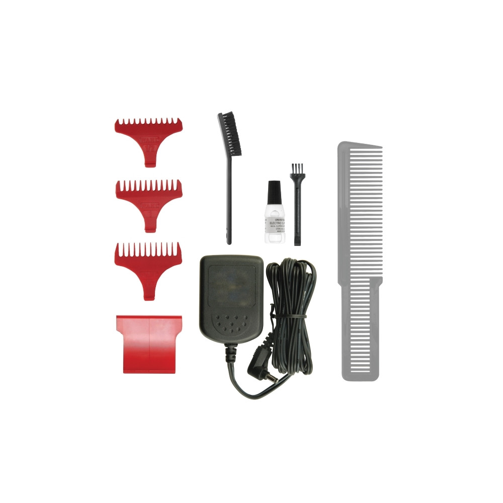 Produktbild för Wahl Cordless Detailer Li, Burgundy, Silver, 0,4 mm, 3,8 cm,...