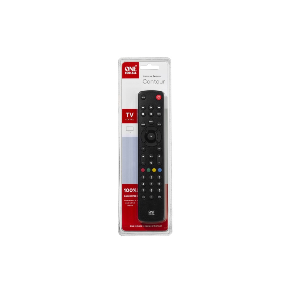 Produktbild för One for All Contour TV universell fjärrkontroll