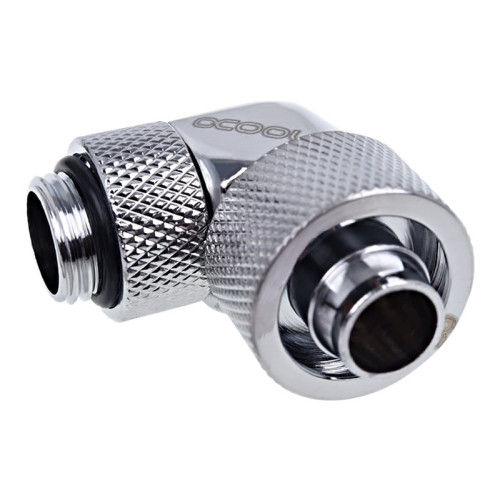 Alphacool Alphacool Eiszapfen 16/10mm compression fitting 90° rotatable G1/4 - inpassning till vätskekylsystem