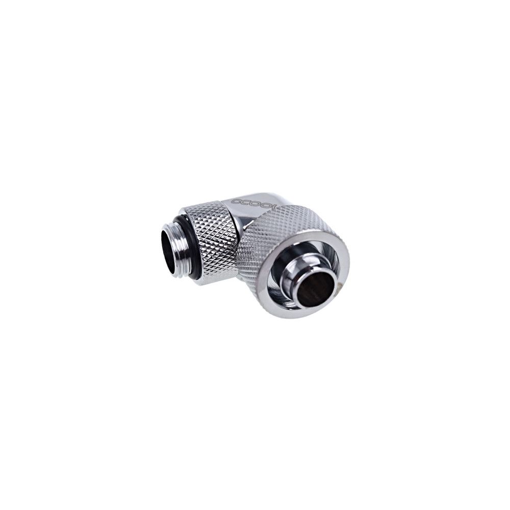 Produktbild för Alphacool Eiszapfen 16/10mm compression fitting 90° rotatable G1/4 - inpassning till vätskekylsystem
