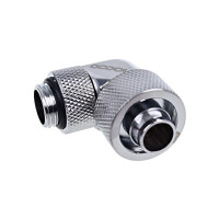 Produktbild för Alphacool Eiszapfen 16/10mm compression fitting 90° rotatable G1/4 - inpassning till vätskekylsystem