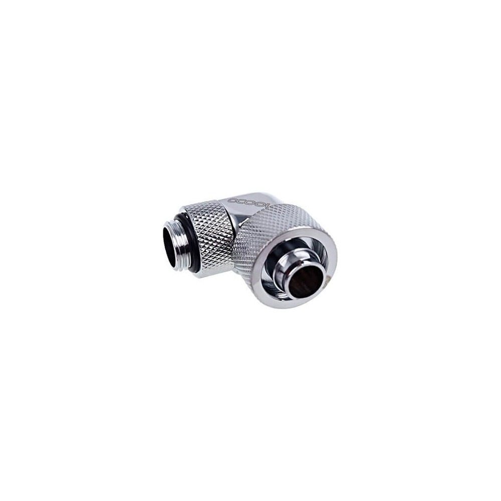 Produktbild för Alphacool Eiszapfen 16/10mm compression fitting 90° rotatable G1/4 - inpassning till vätskekylsystem