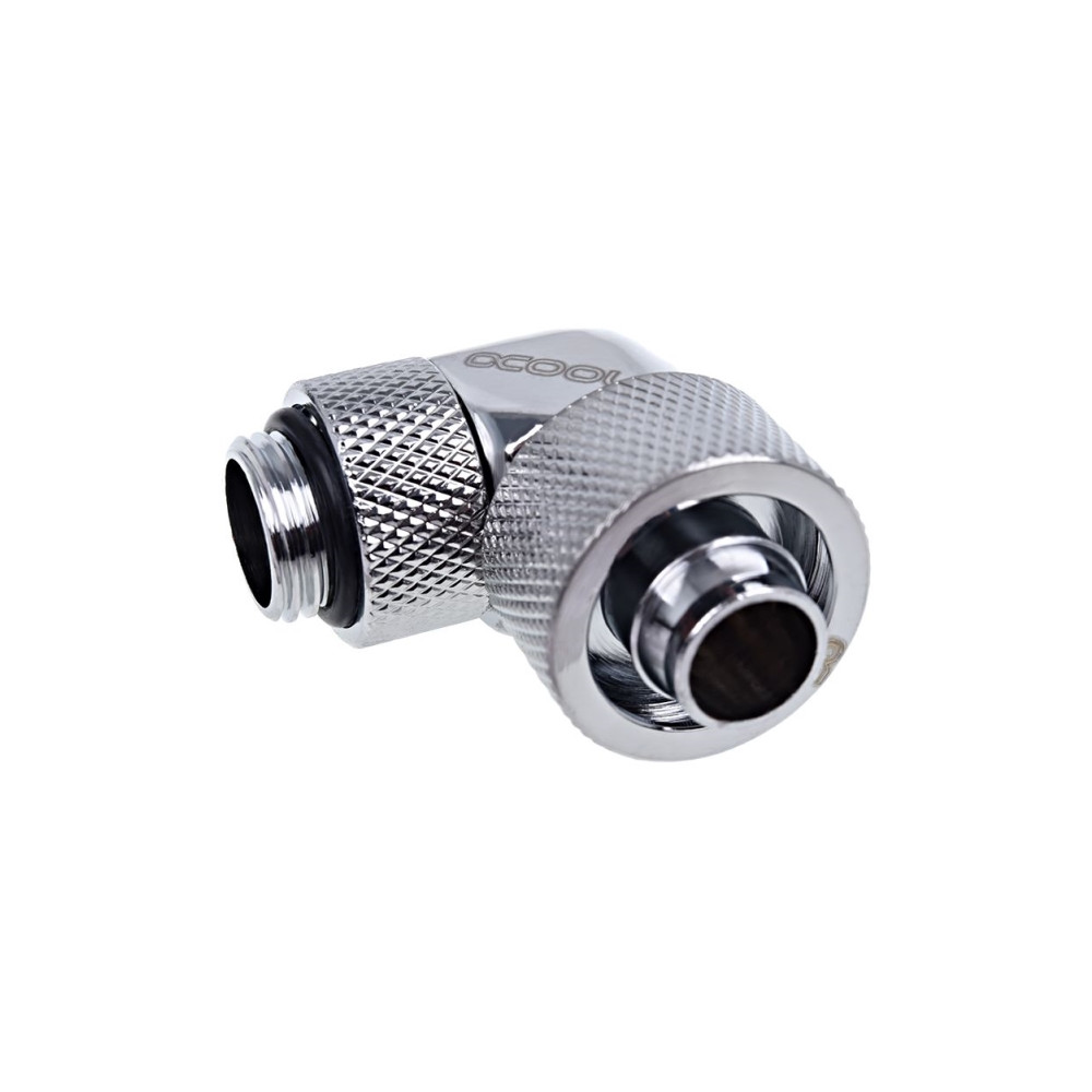 Produktbild för Alphacool Eiszapfen 16/10mm compression fitting 90° rotatable G1/4 - inpassning till vätskekylsystem