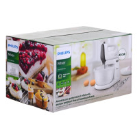 Produktbild för Philips Viva Collection HR3745 - mixer - vit/cashmeregrå