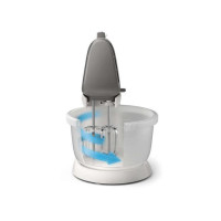 Produktbild för Philips Viva Collection HR3745 - mixer - vit/cashmeregrå