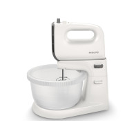 Produktbild för Philips Viva Collection HR3745 - mixer - vit/cashmeregrå