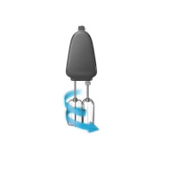 Produktbild för Philips Viva Collection HR3745 - mixer - vit/cashmeregrå