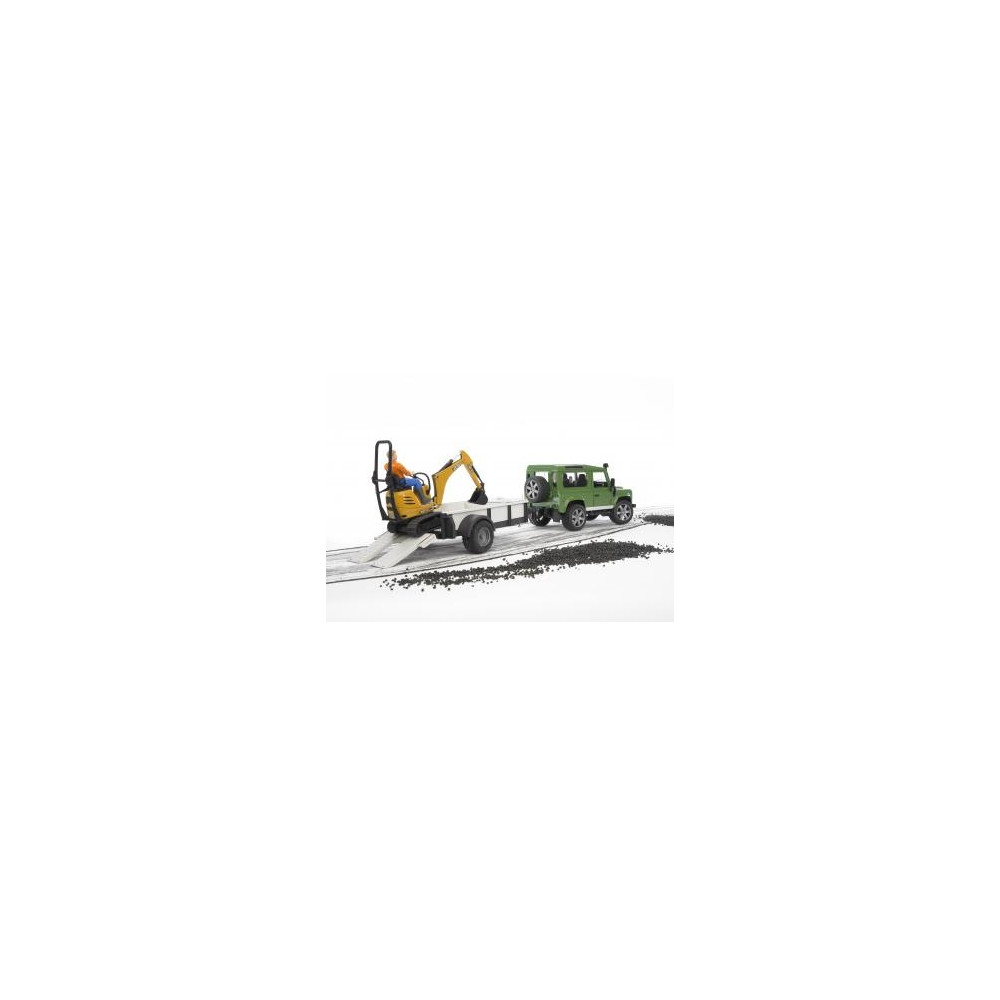 Produktbild för Fordon utan fjärrstyrning bworld Mikrogrävmaskin JCB 8010 CT...