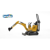 Produktbild för Fordon utan fjärrstyrning bworld Mikrogrävmaskin JCB 8010 CT...
