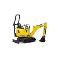 Produktbild för Fordon utan fjärrstyrning bworld Mikrogrävmaskin JCB 8010 CT...