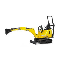 Produktbild för Fordon utan fjärrstyrning bworld Mikrogrävmaskin JCB 8010 CT...