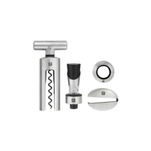 Zwilling ZWILLING Sommelier Set, Korkskruv, Droppskydd, Foil cutter,...