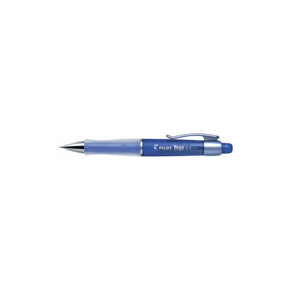 Produktbild för Stiftpenna, Pilot Vega, 0,5 mm, transparent, blå, 12 st/förp...