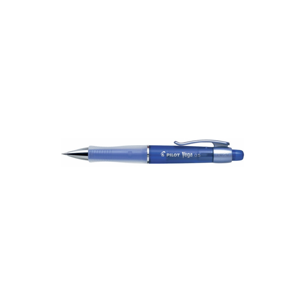 Produktbild för Stiftpenna, Pilot Vega, 0,5 mm, transparent, blå, 12 st/förp...