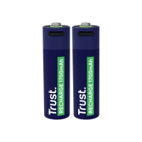 Produktbild för Trust batteri - USB-C - 2 x AA-typ