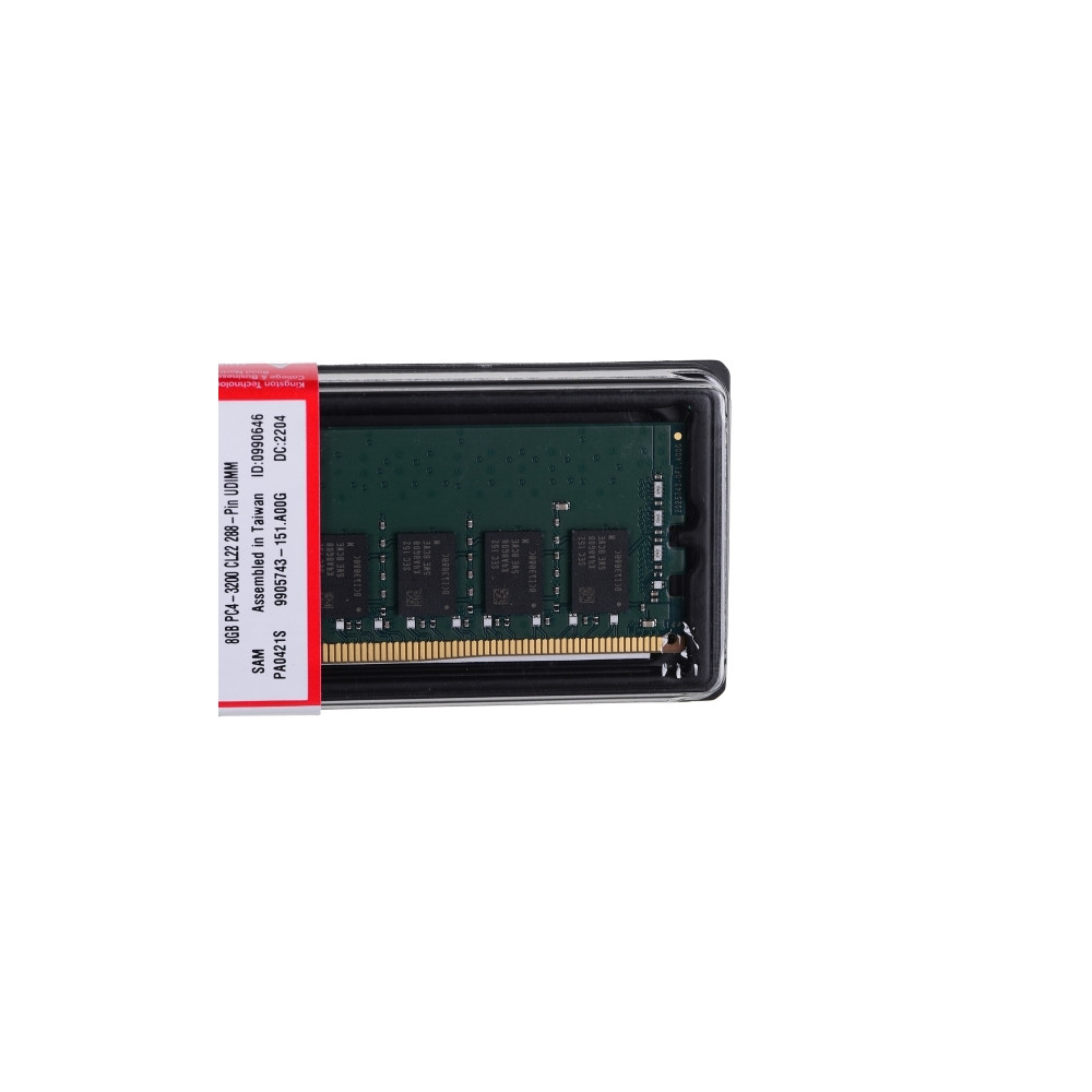 Produktbild för Kingston ValueRAM - DDR4 - modul - 8 GB - DIMM 288-pin / PC4-25600 - ej buffrad