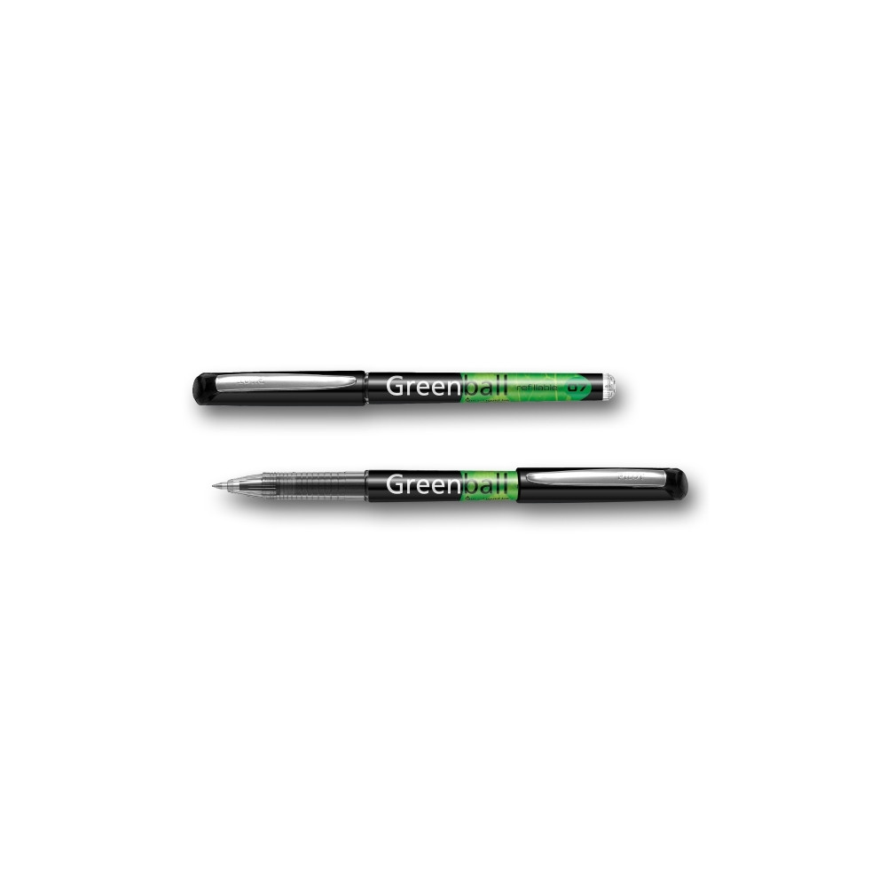 Produktbild för Rollerpenna Pilot BeGreen Greenball påfyllningsbar 0,7 mm sv...