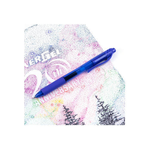 Pentel Gelpenna Pentel EnerGel X BL107, påfyllningsbar, 0,7 mm, blå...