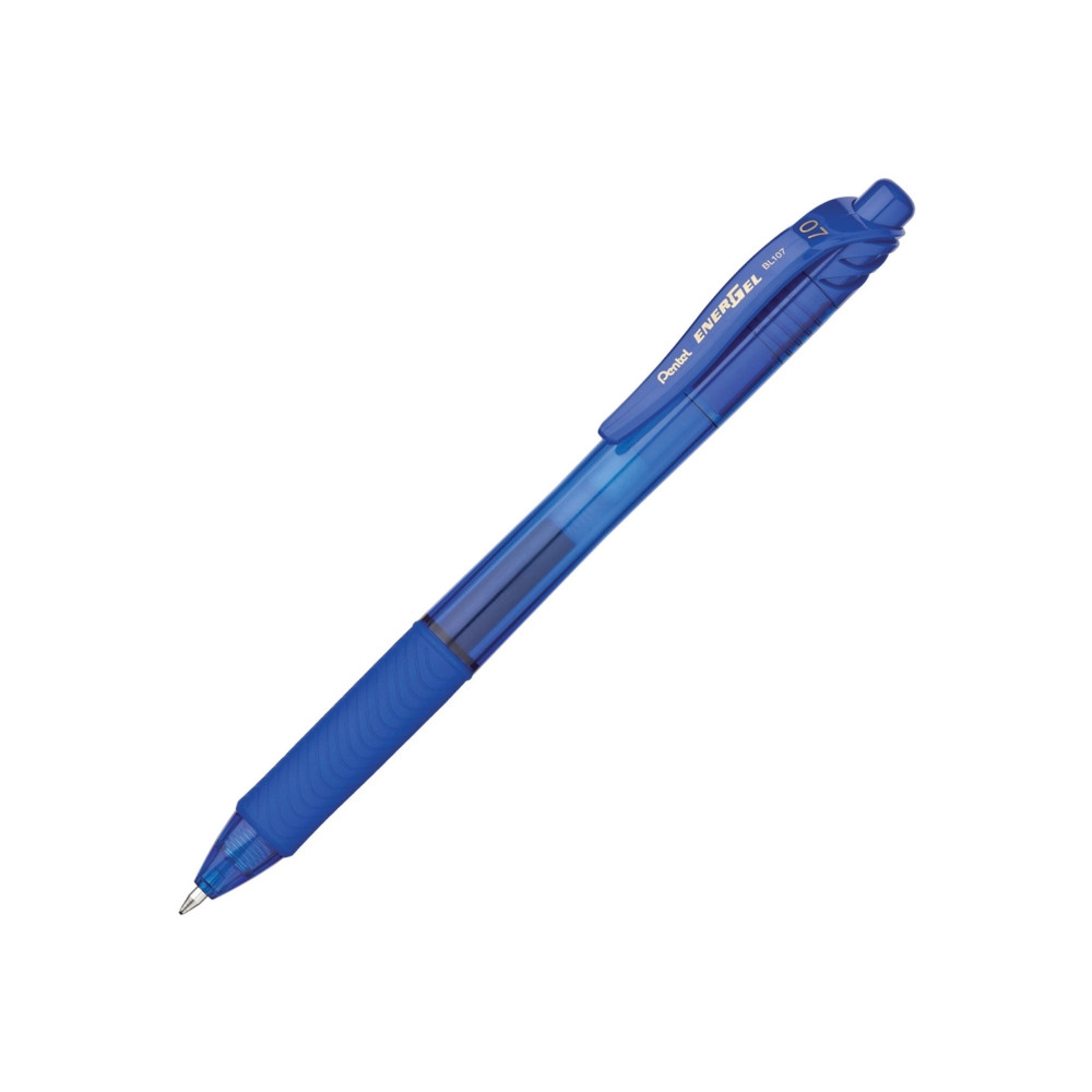 Produktbild för Gelpenna Pentel EnerGel X BL107, påfyllningsbar, 0,7 mm, blå...