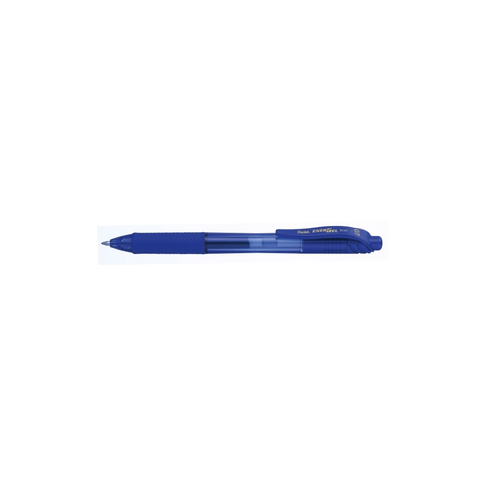 Produktbild för Gelpenna Pentel EnerGel X BL107, påfyllningsbar, 0,7 mm, blå...
